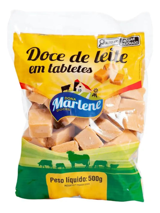 Doce De Leite Em Tabletes Dona Marlene 500g