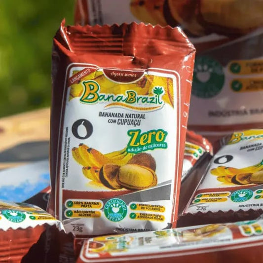 Pacote bananada natural com cupuaçu. (Zero Adição de Açúcares)