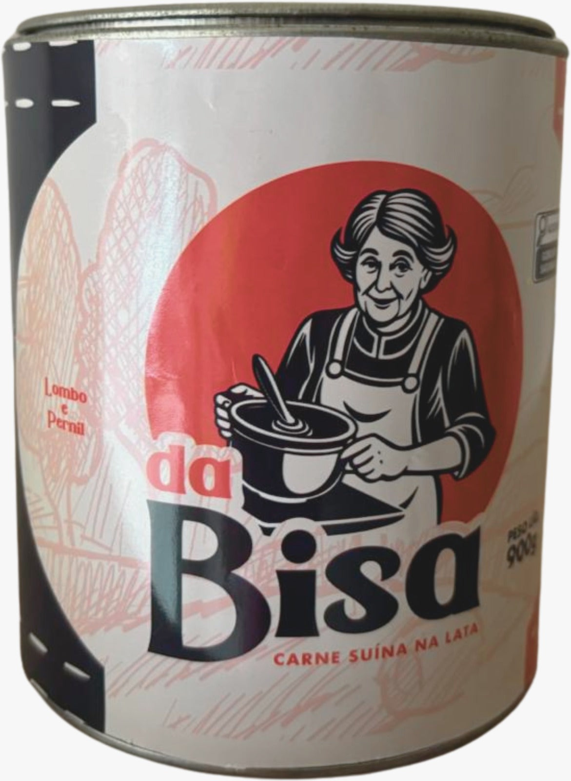 Carne de lata 900g lombo/Pernil.