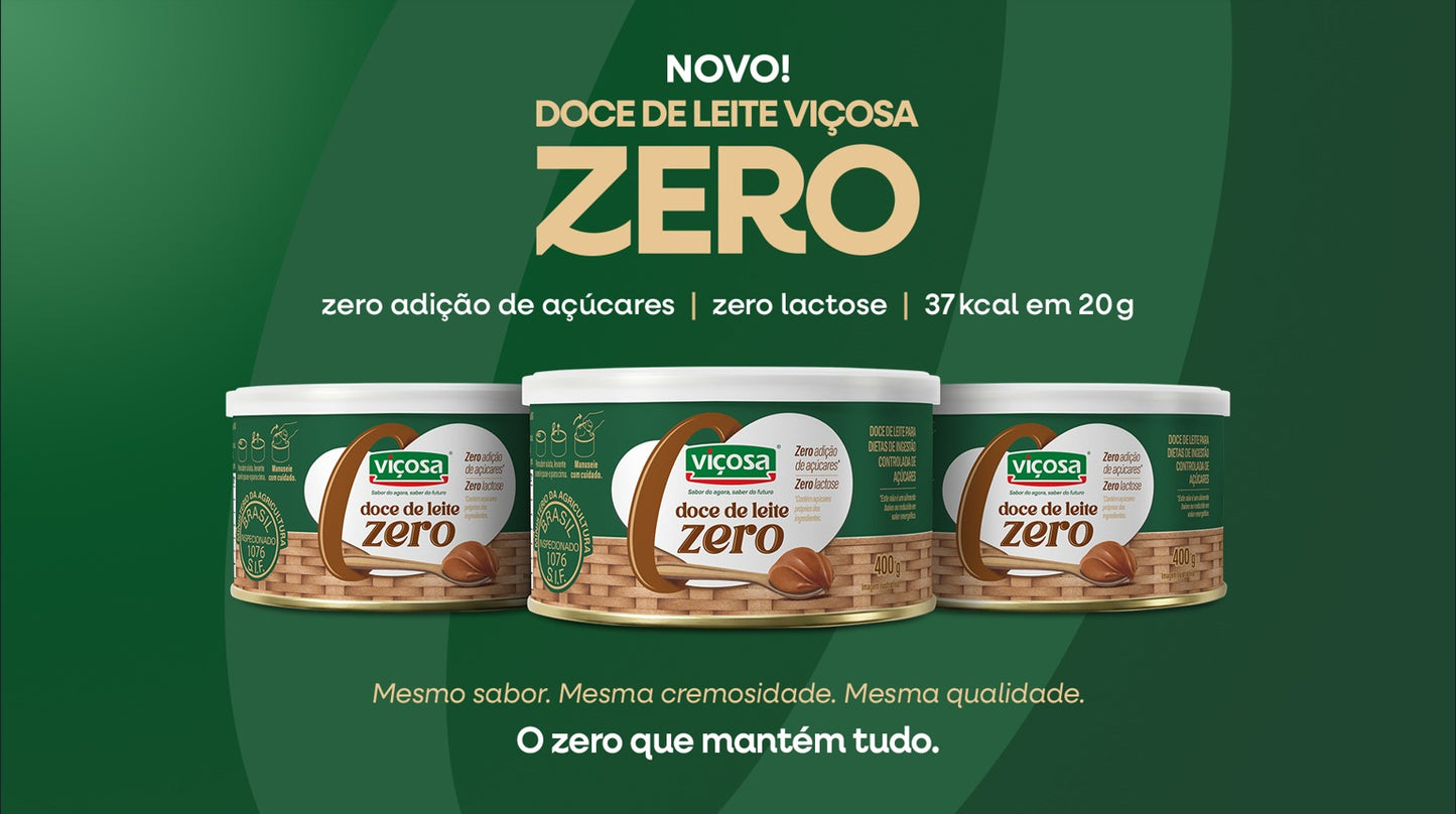 Doce de Leite Viçosa Zero 400g.