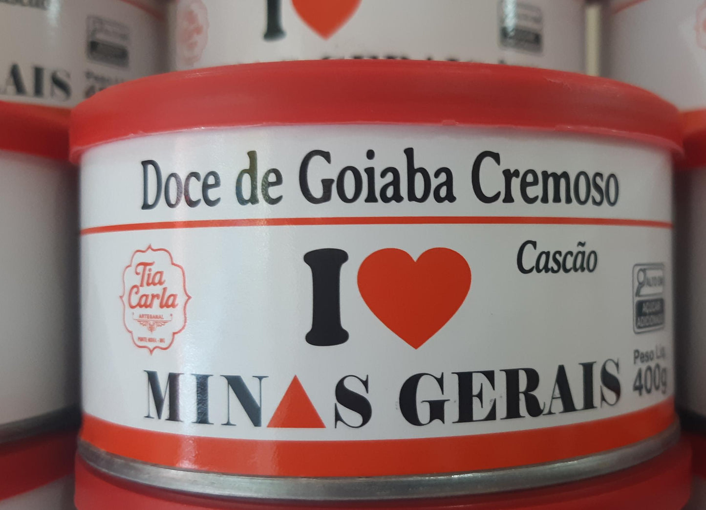 Goiabada cascão cremosa I LOVE MG 400g.