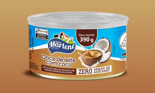 DOCE DE LEITE COM COCO ZERO 390gG