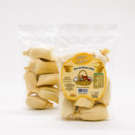 Doce de banana da palha 200g.